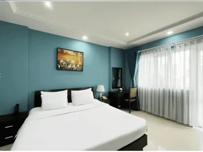 Chambre double de luxe avec balcon — La Serena Retreat